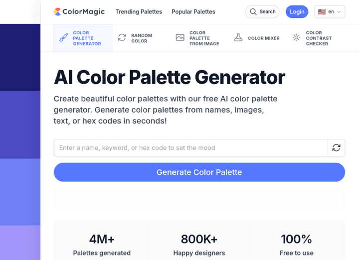 AI Color Palette Generator