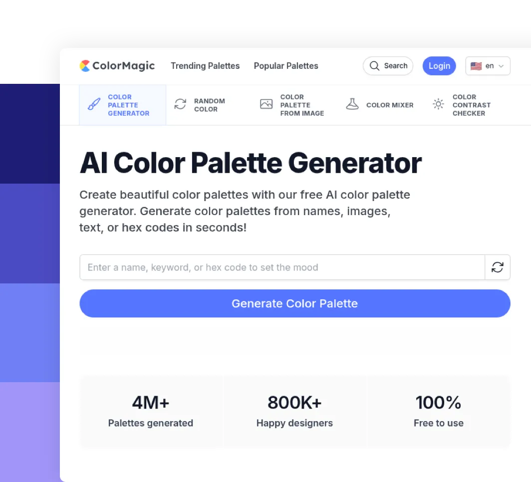 AI Color Palette Generator