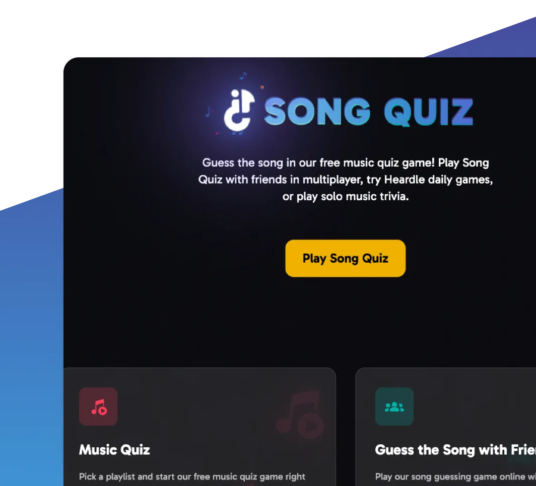 Multiplayer Music Game